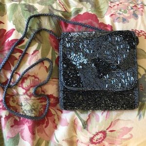 CAROLYN BARTON BeadEvening crossbody shoulder NEW